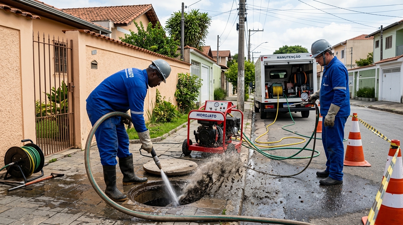 Hidrojateamento residencial em Porto Alegre-RS